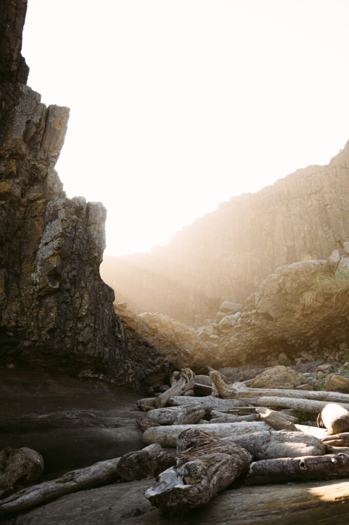 Seal Rock Recreation site in Seal Rock, Oregon.