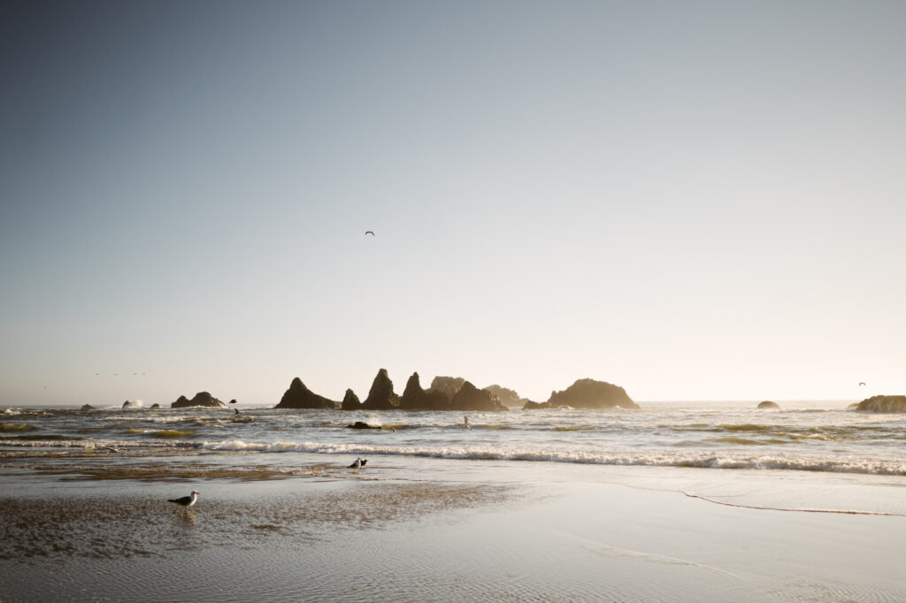 Seal Rock Recreation site in Seal Rock, Oregon.