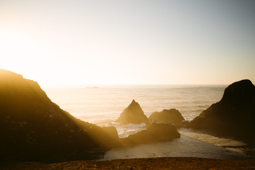 Seal Rock Recreation site in Seal Rock, Oregon.