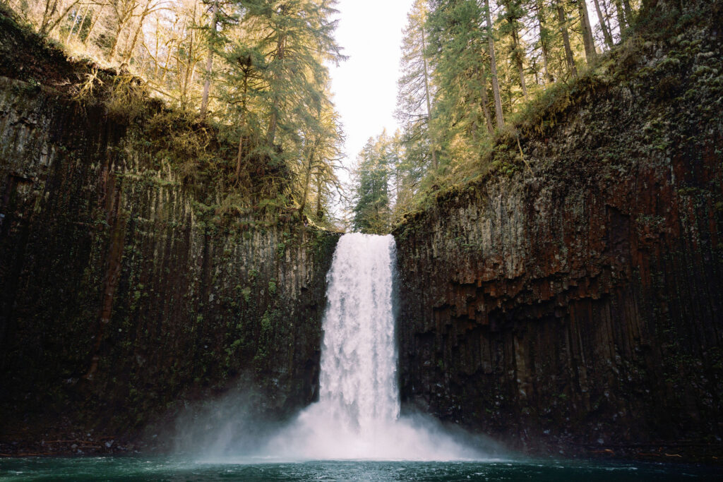Abiqua Falls in Scotts Mills, Oregon